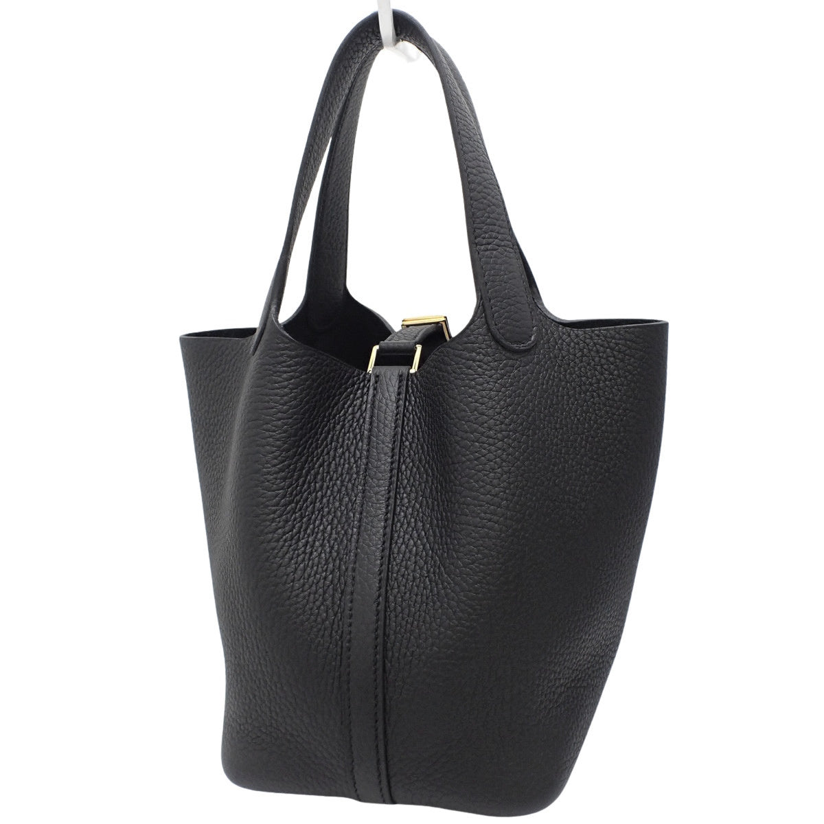 【新品】ピコタンロックPM トリヨンクレマンス ブラック ゴールド金具 K刻印