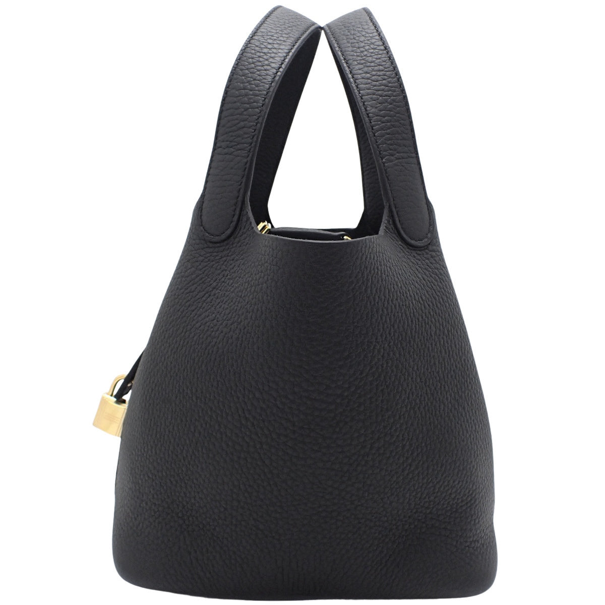 【新品】ピコタンロックPM トリヨンクレマンス ブラック ゴールド金具 K刻印