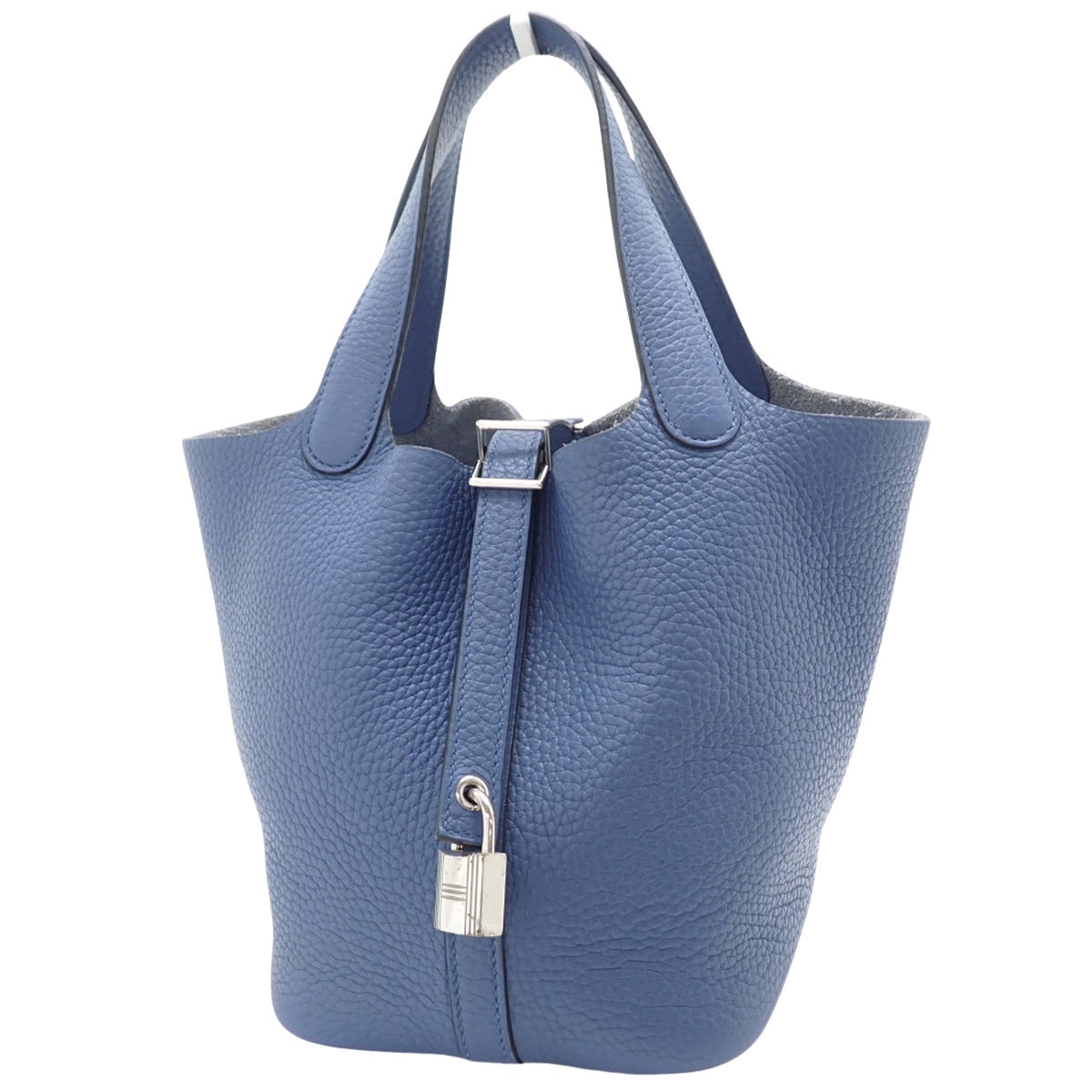 ピコタンロックPM トリヨンクレマンス ブルーアガット シルバー金具 X刻印