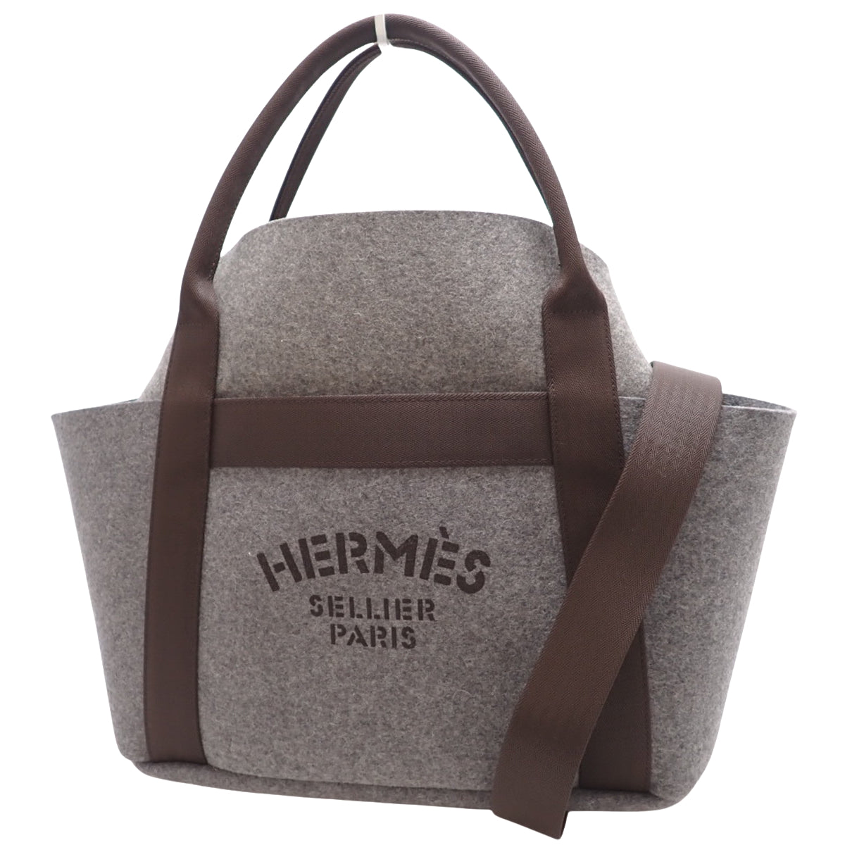 サックドパンサージュ グルーム フェルト ナイロン レザー グリモワイヤン シルバー金具 U刻印