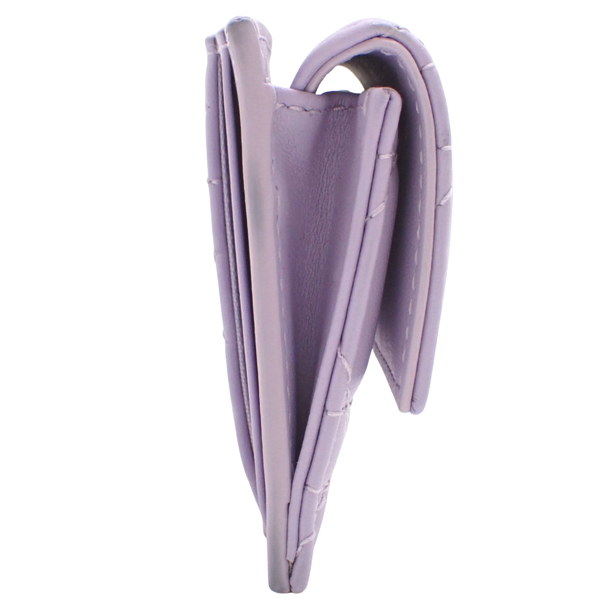 カナージュ カード&コインケース ラムスキン パープル