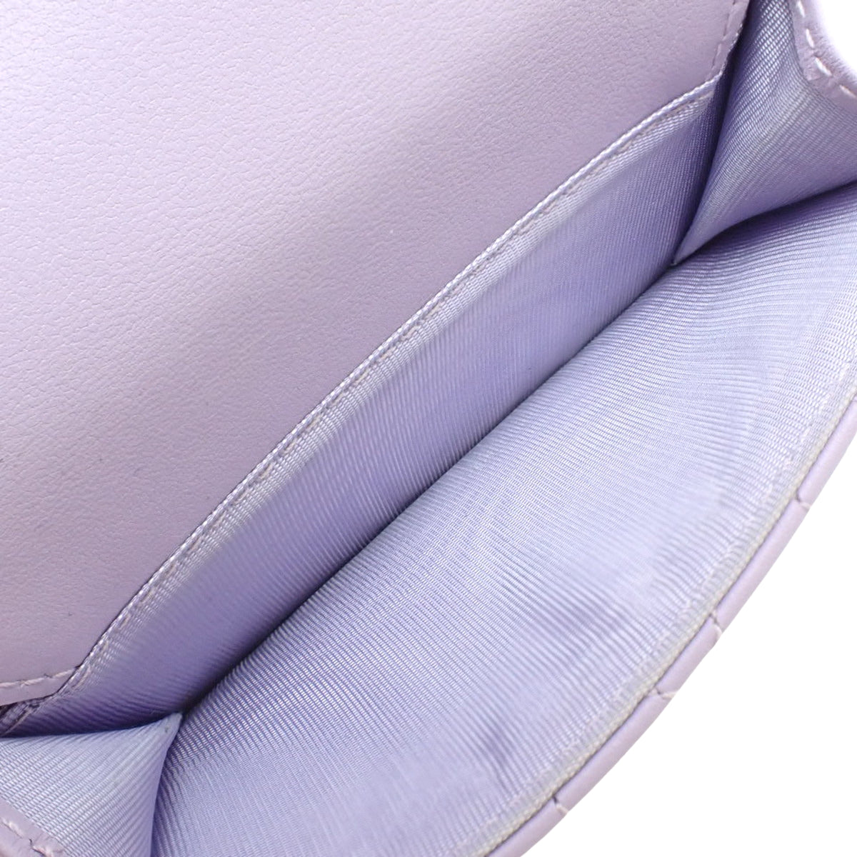 カナージュ カード&コインケース ラムスキン パープル