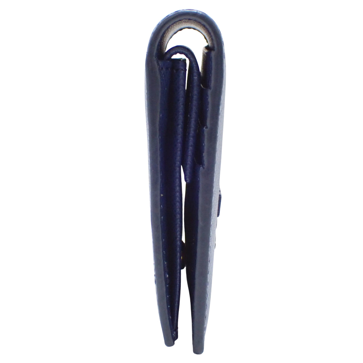 二つ折り財布 サフィアーノレザー ブルー 1MV204