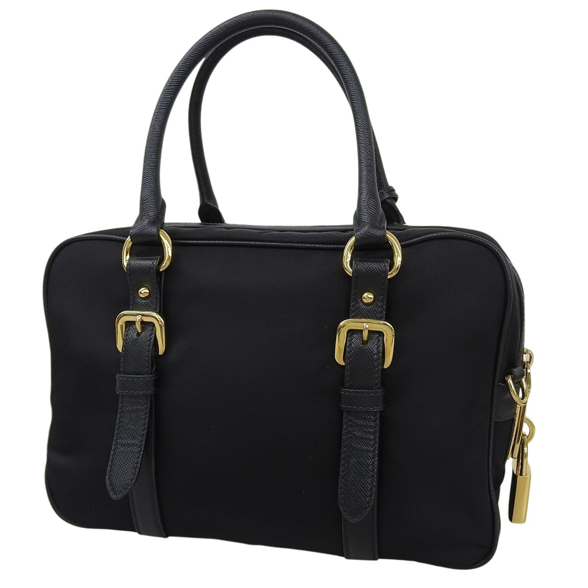 2WAY ハンドバッグ サフィアーノレザー テスート ブラック 1BB088