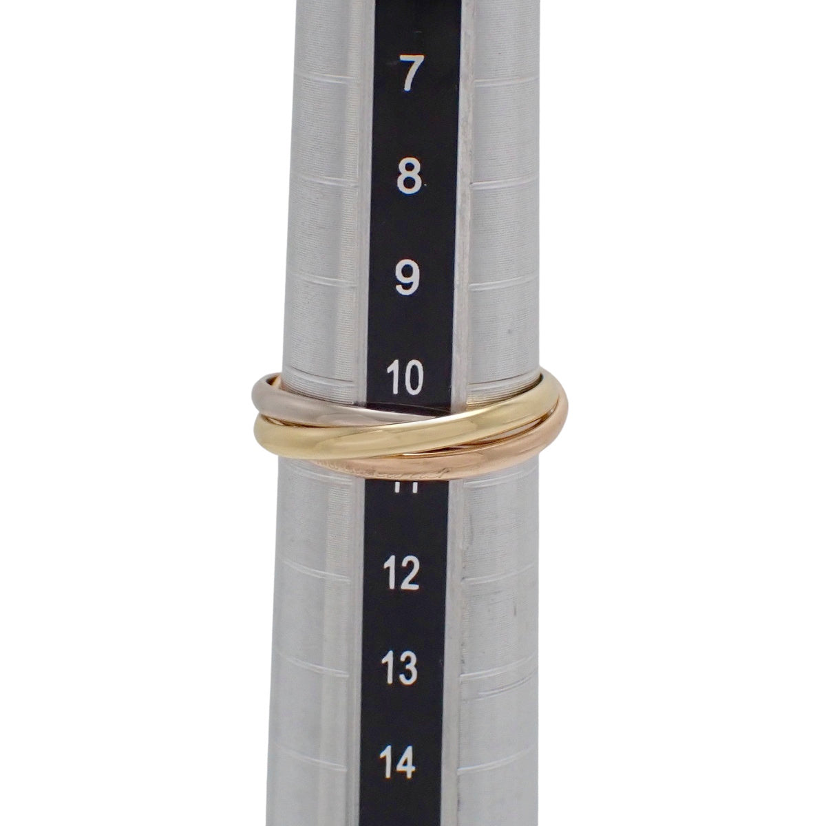 les must de Cartier トリニティ リング K18YG K18WG K18PG 51 3.5g