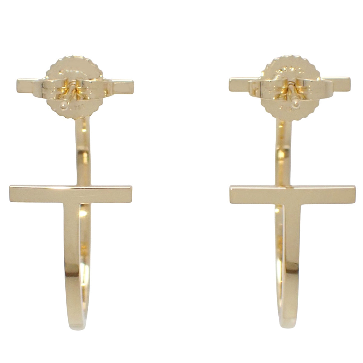 フープ ピアス イエローゴールド K18YG 4.9g