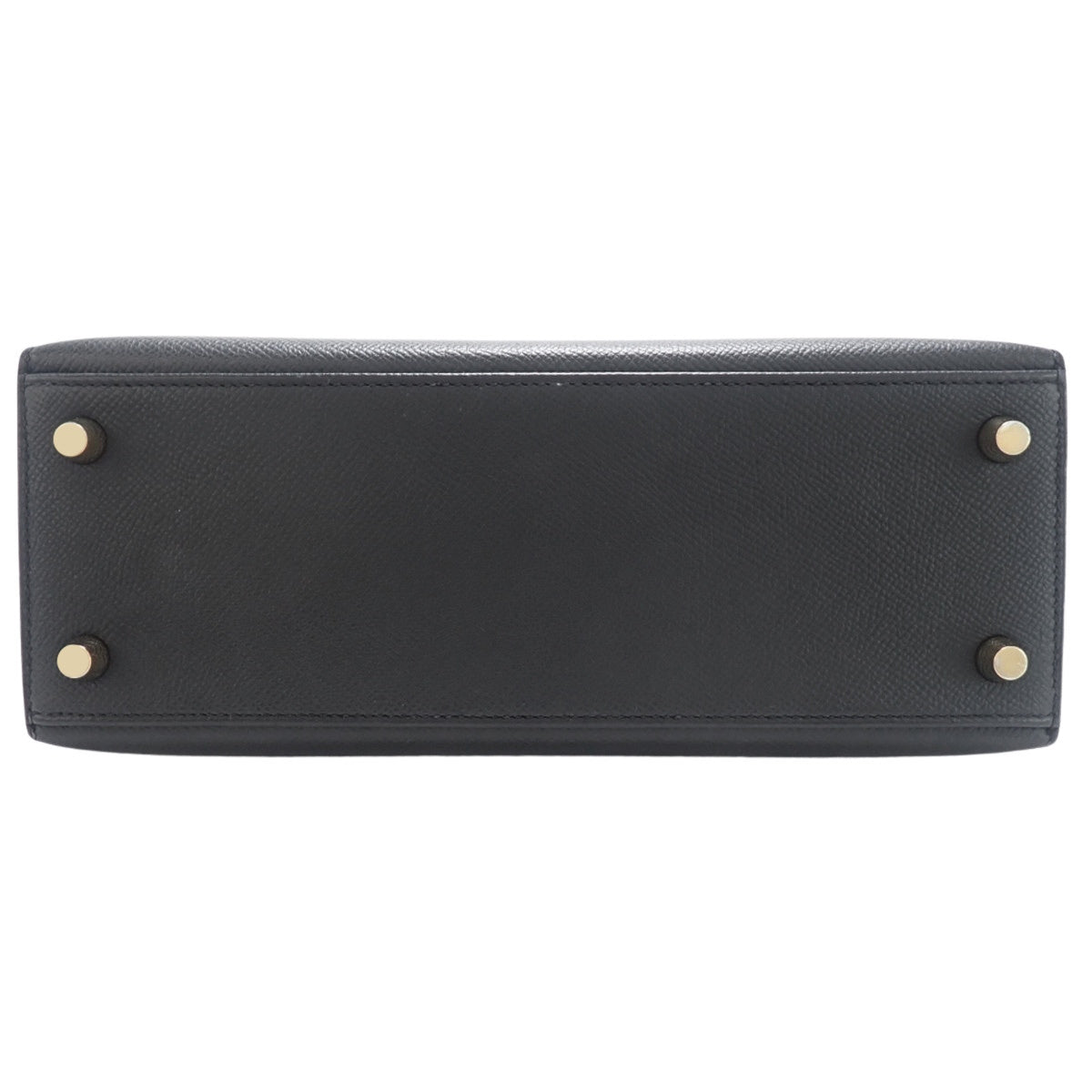 Kelly 25 (Sellier) Veau Epsom Black Gold Hardware B stamp