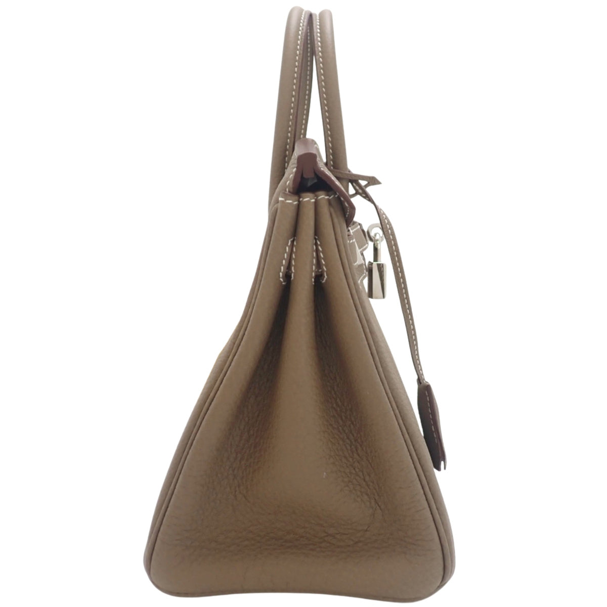 Birkin 25 Togo Palladium Hardware Etoupe K stamp