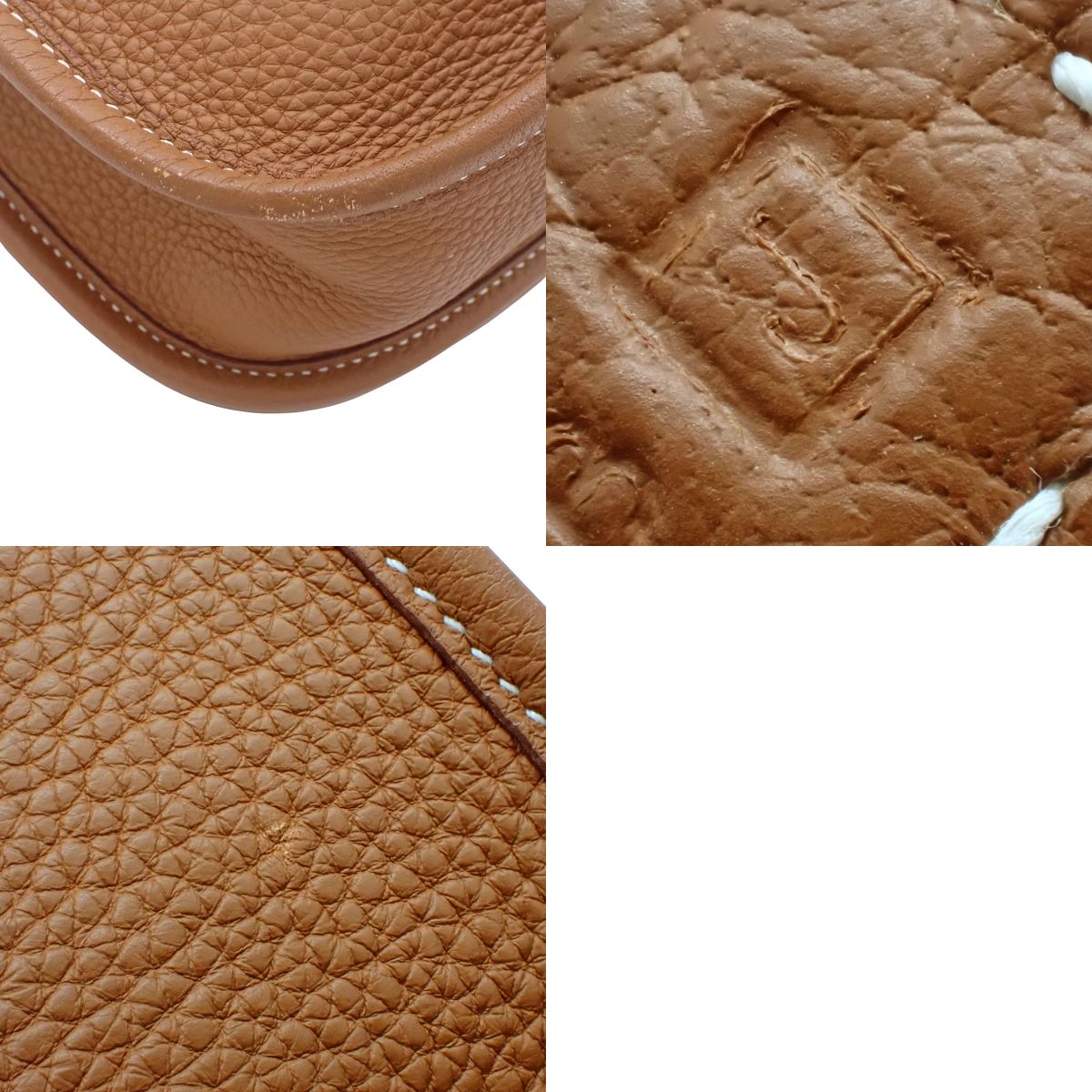 Evelyne II PM Taurillon Clemence Gold Silver Hardware □J stamp