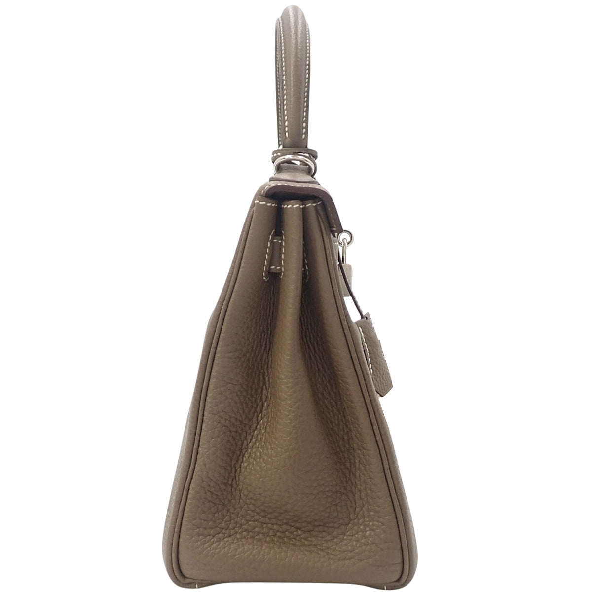 ケリー28 (内縫い) トリヨンクレマンス エトープ/エトゥープ シルバー金具 Y刻印