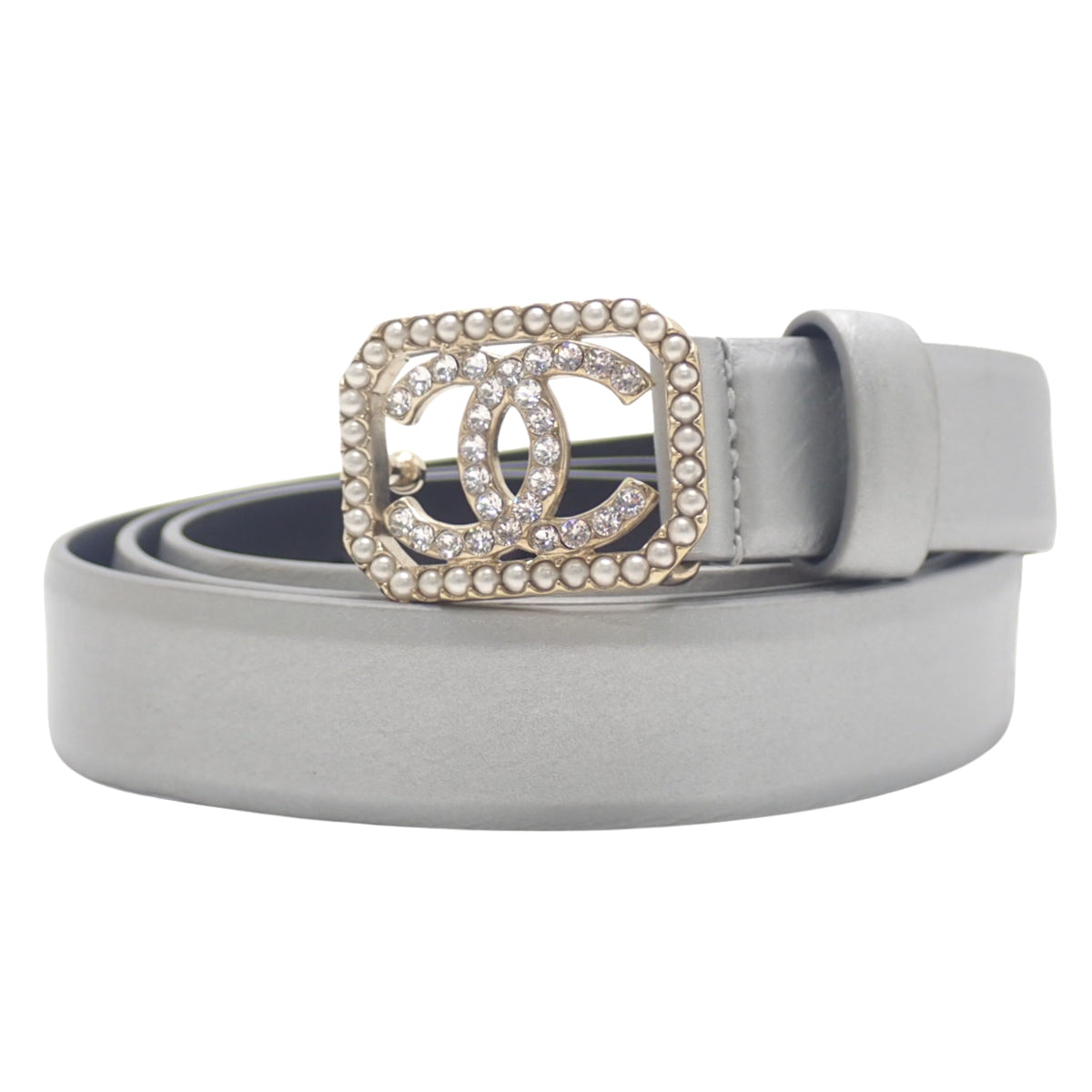 ココマーク ベルト 80/32 メタル(GP) フェイクパール レザー B20S