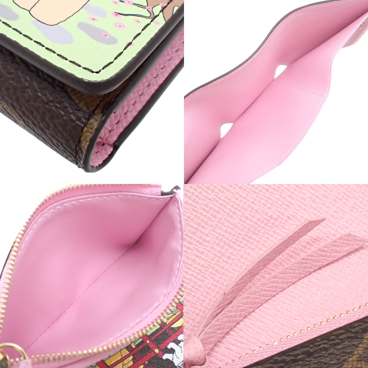 Monogram Portefeuille Victorine 钱夹 棕色 多色 粉色 M80873