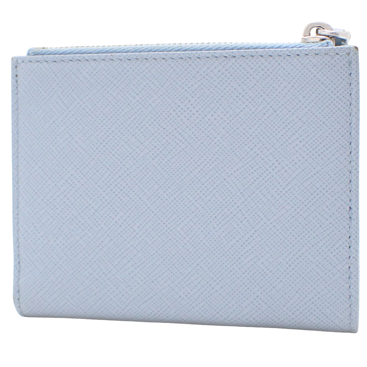 二つ折り財布 サフィアーノレザー セレステ 1ML050