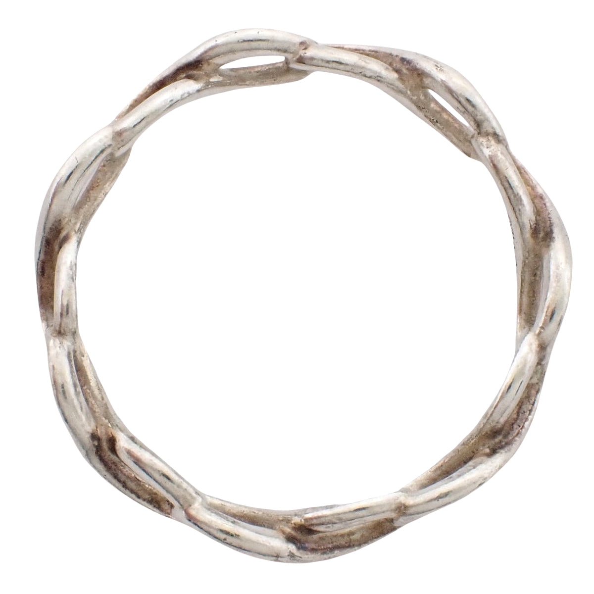 バンド リング シルバー SV925 8.5(48.5)号