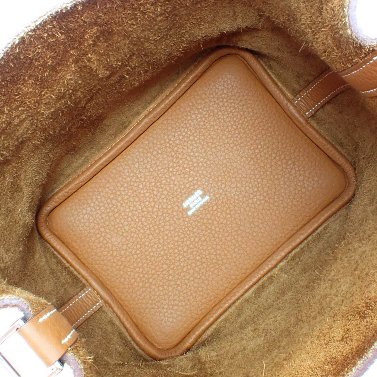Picotin Lock PM Taurillon Clemence 钯金件 黄金色 Z刻