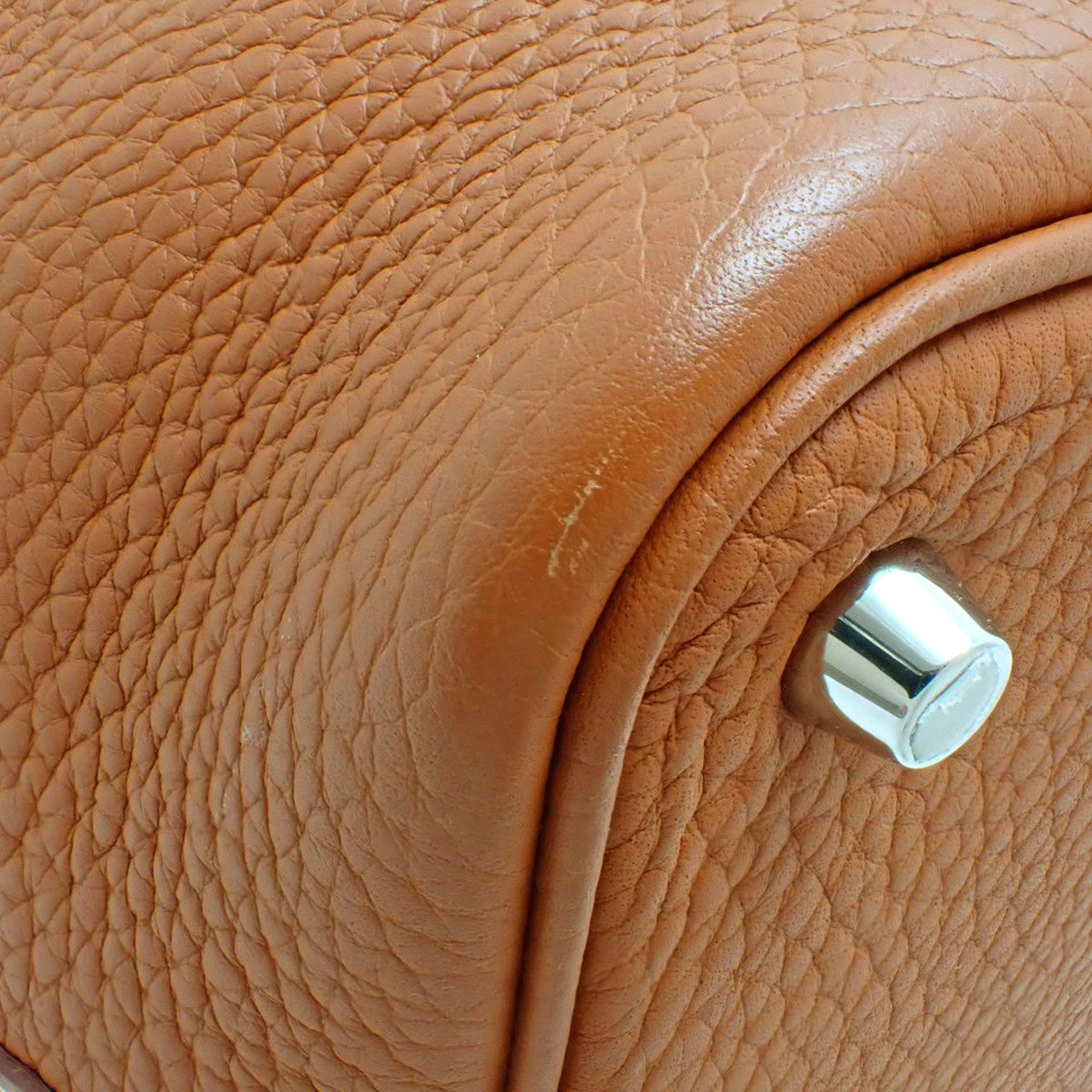 Picotin Lock PM Taurillon Clemence 钯金件 黄金色 Z刻