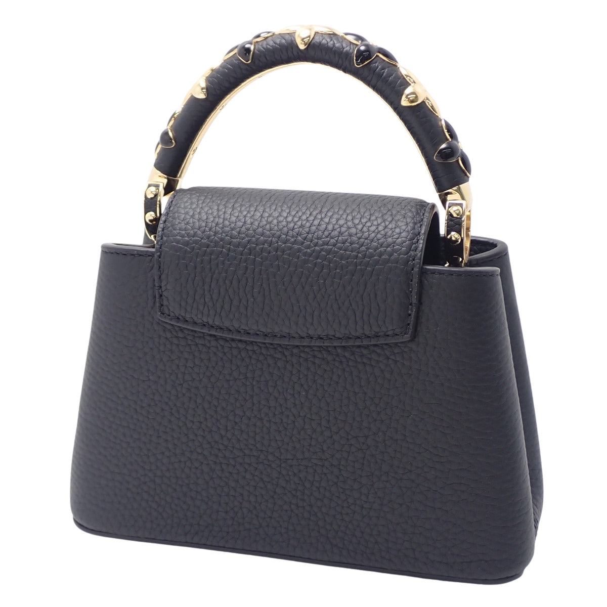 Capucines Mini Taurillon Leather Black