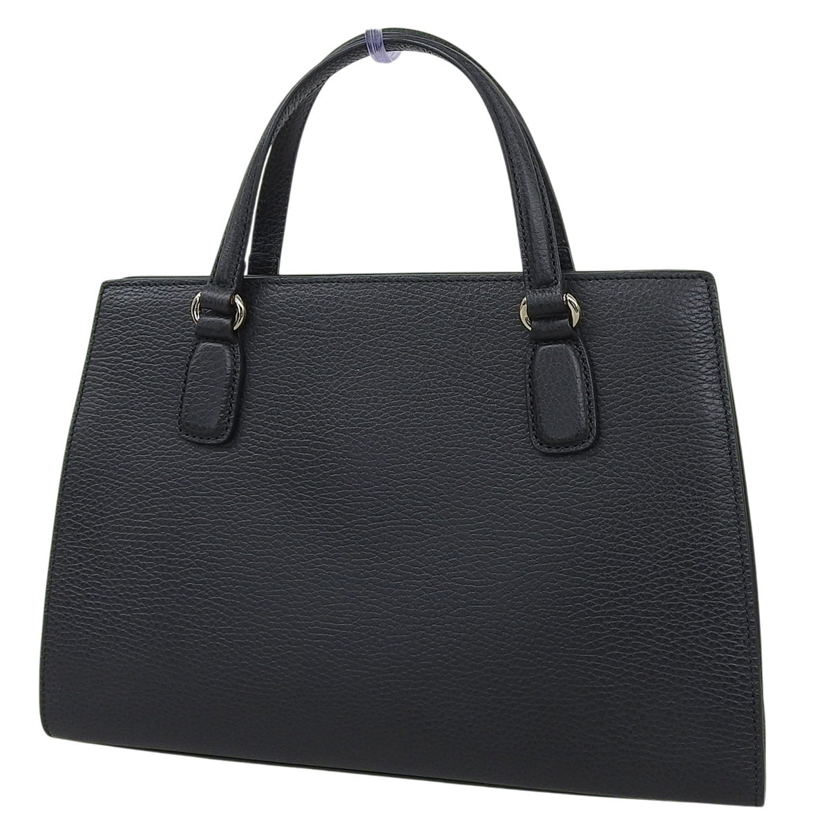 Soho Interlocking G 2-Way Bag Leather Black 431571