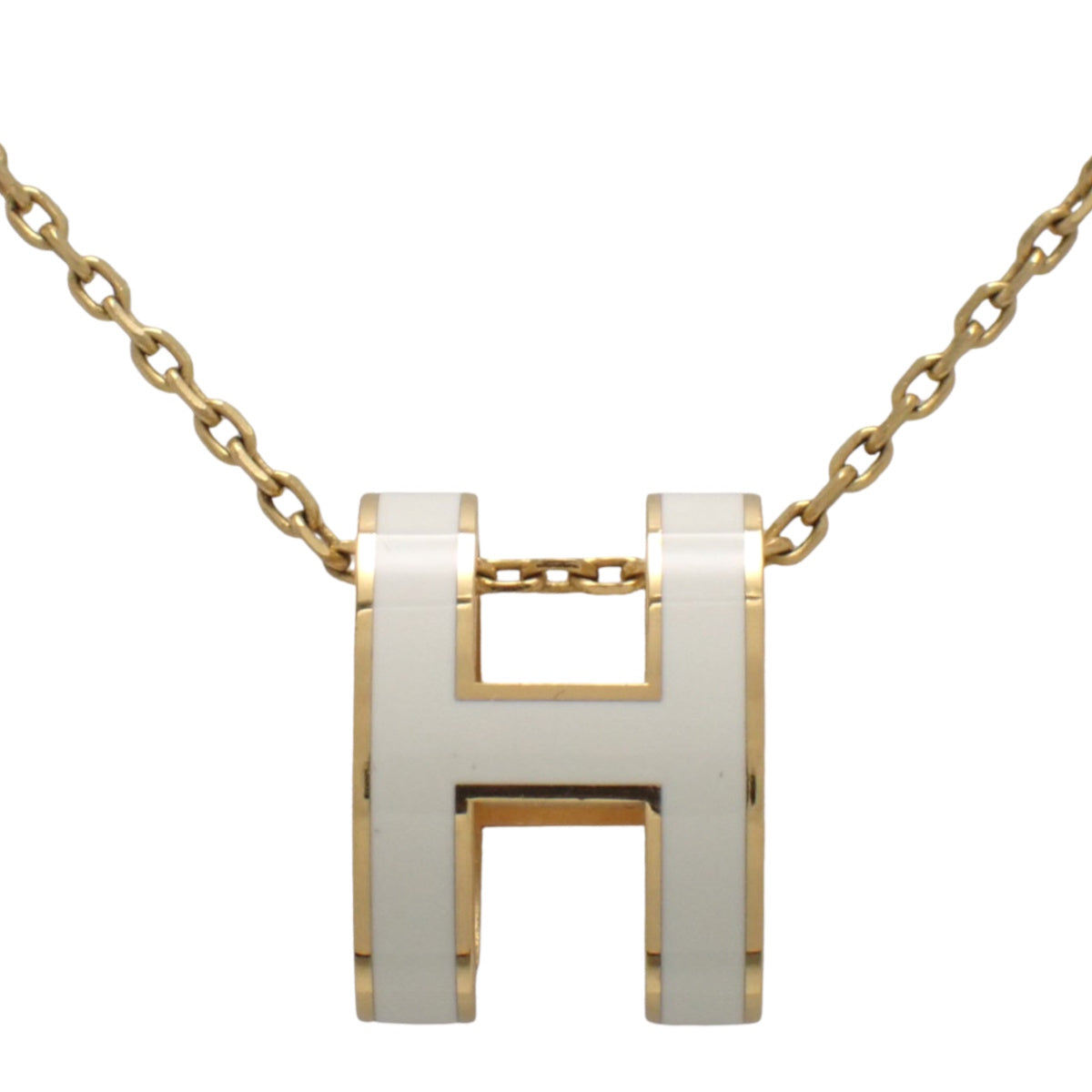 ポップH ネックレス メタル(GP)