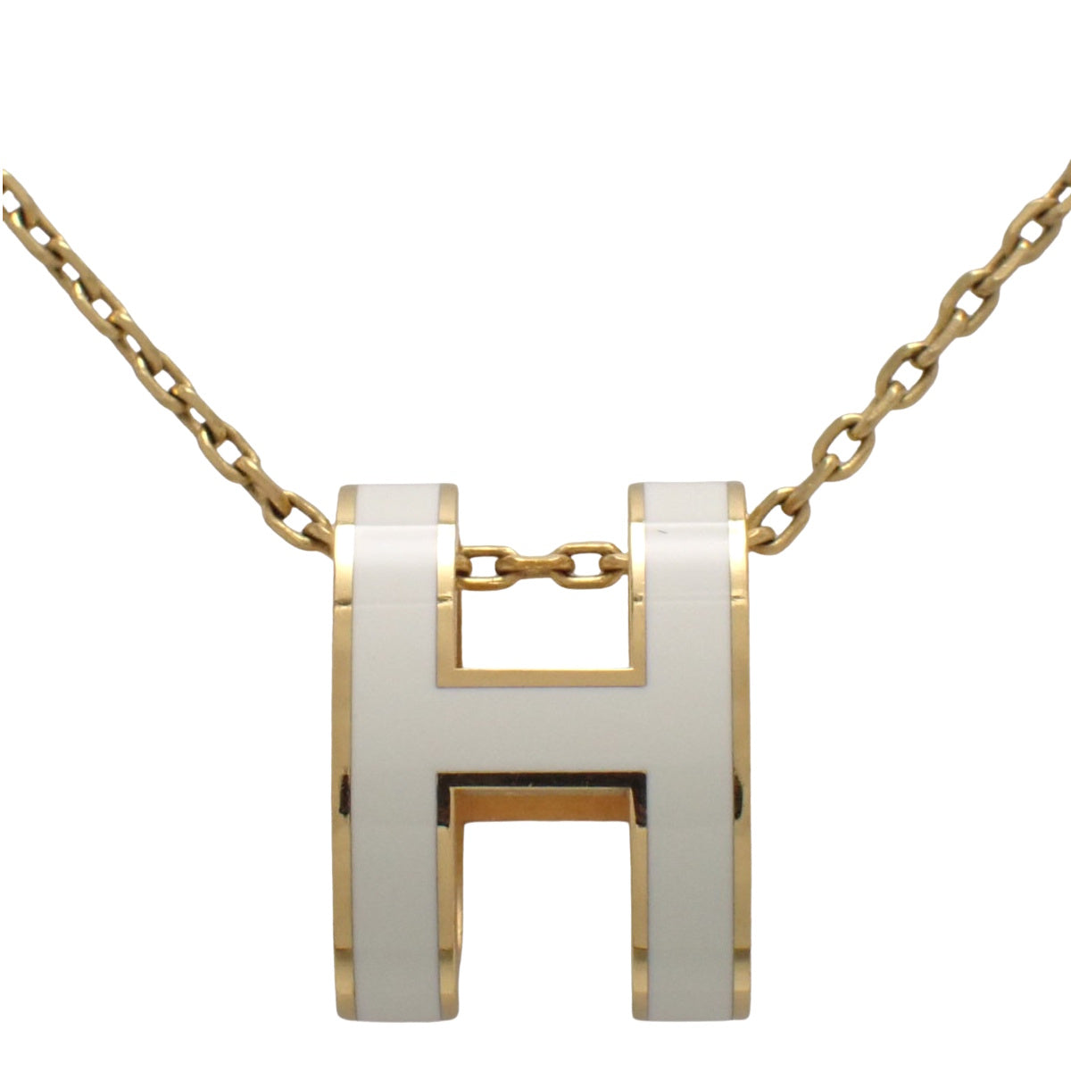 ポップH ネックレス メタル(GP)