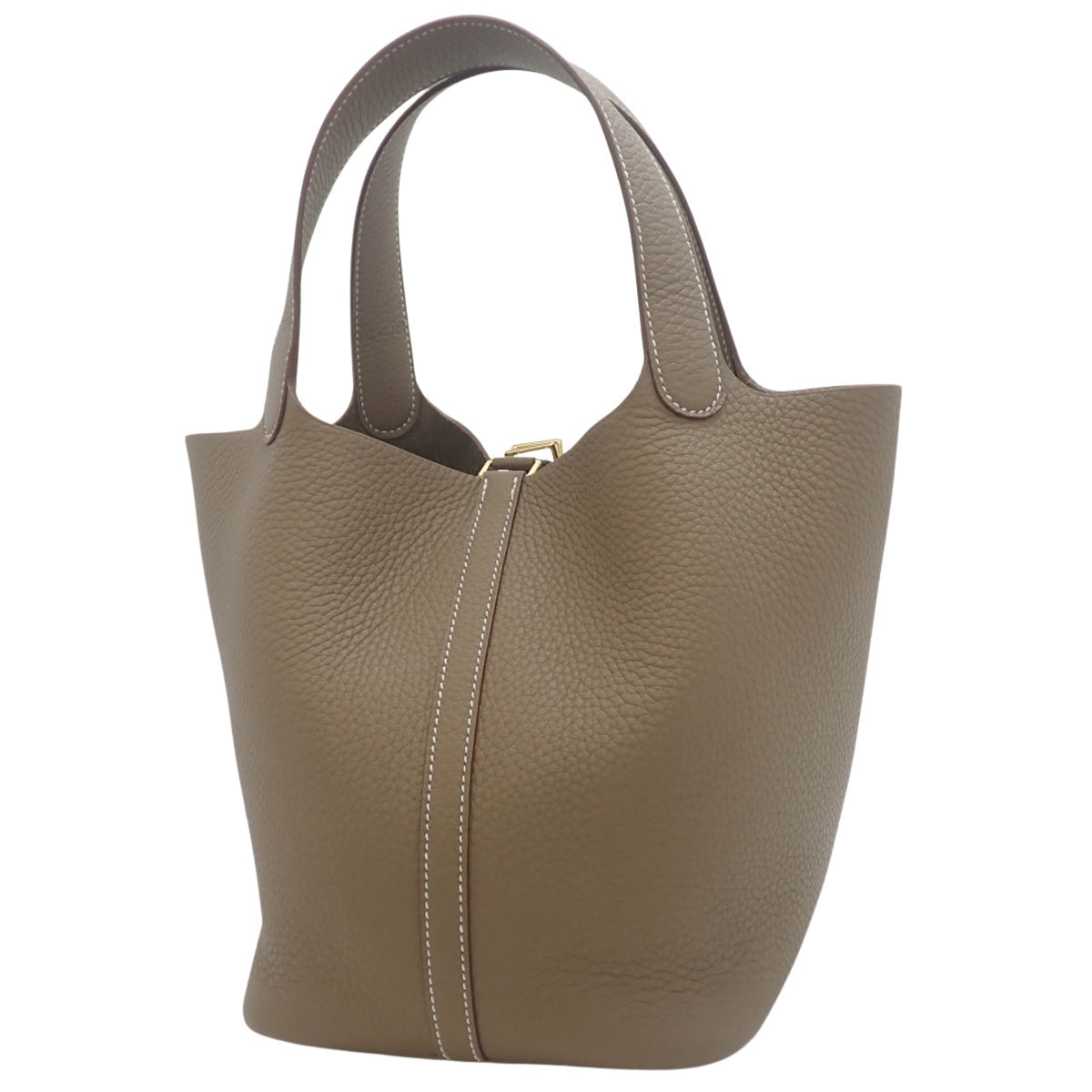 ピコタンロックMM トリヨンクレマンス エトゥープ/エトープ ゴールド金具 K刻印