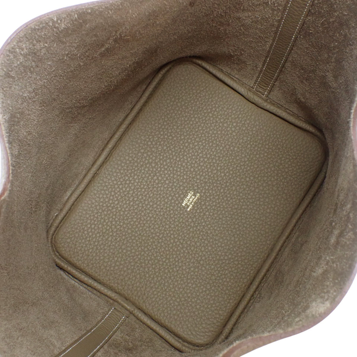 ピコタンロックMM トリヨンクレマンス エトゥープ/エトープ ゴールド金具 K刻印