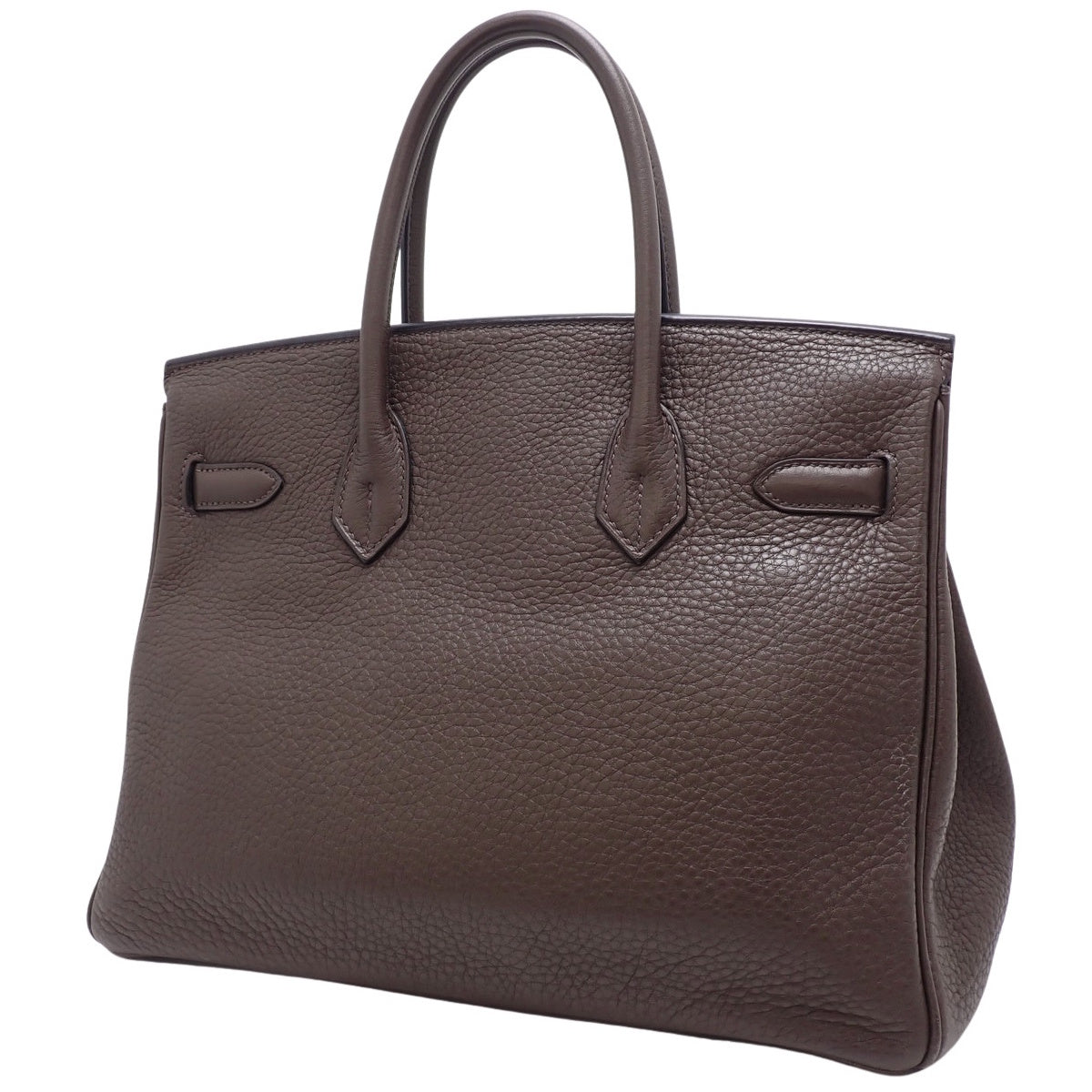 バーキン30 トリヨンクレマンス パラジウム金具 ショコラ シルバー金具 □L刻印