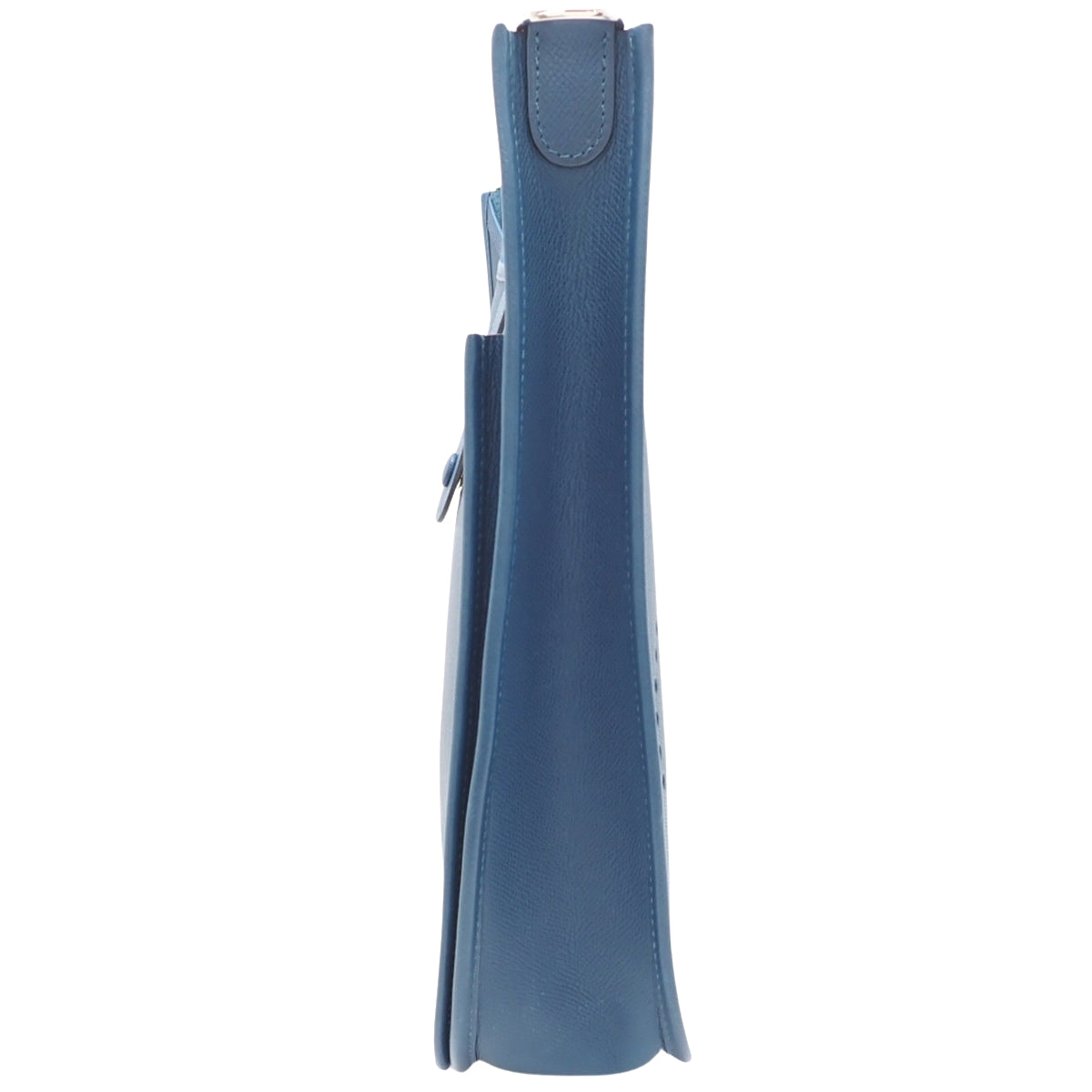 Evelyne III GM Veau Epsom Bleu Tonnerre Silver Hardware □L stamp
