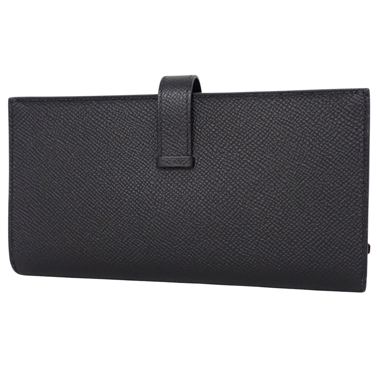 Bearn Soufflet Veau Epsom Black Gold hardware W stamp