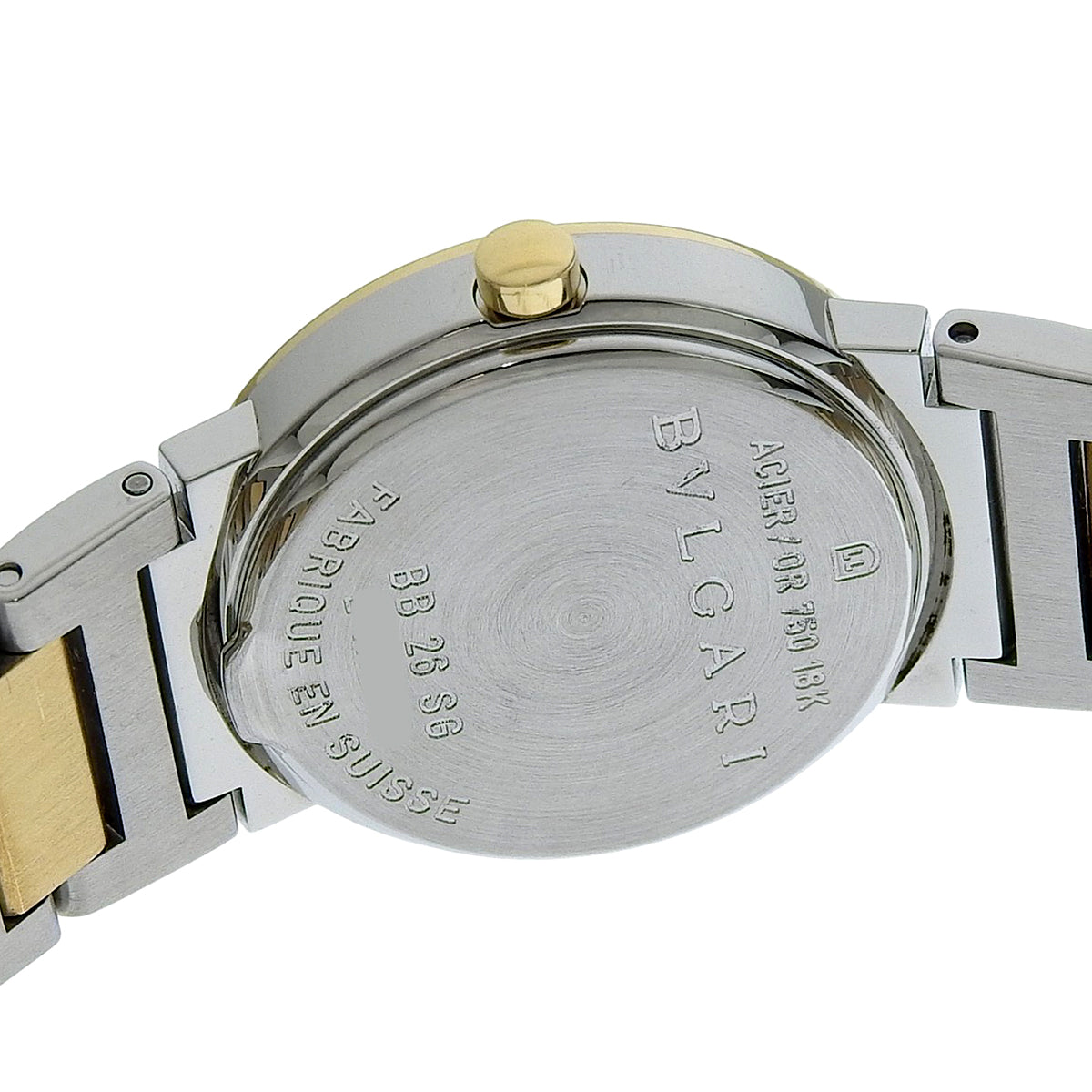 BVLGARI BVLGARI BB26WSGD YG/SS White Quartz Ladies