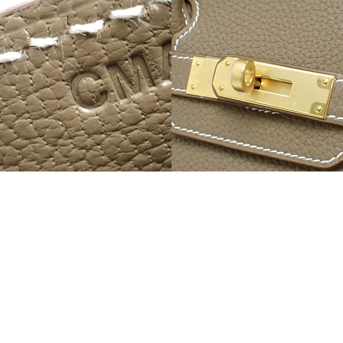 Birkin 30 Togo, Etoupe/Etoupe color, gold hardware, C stamp.