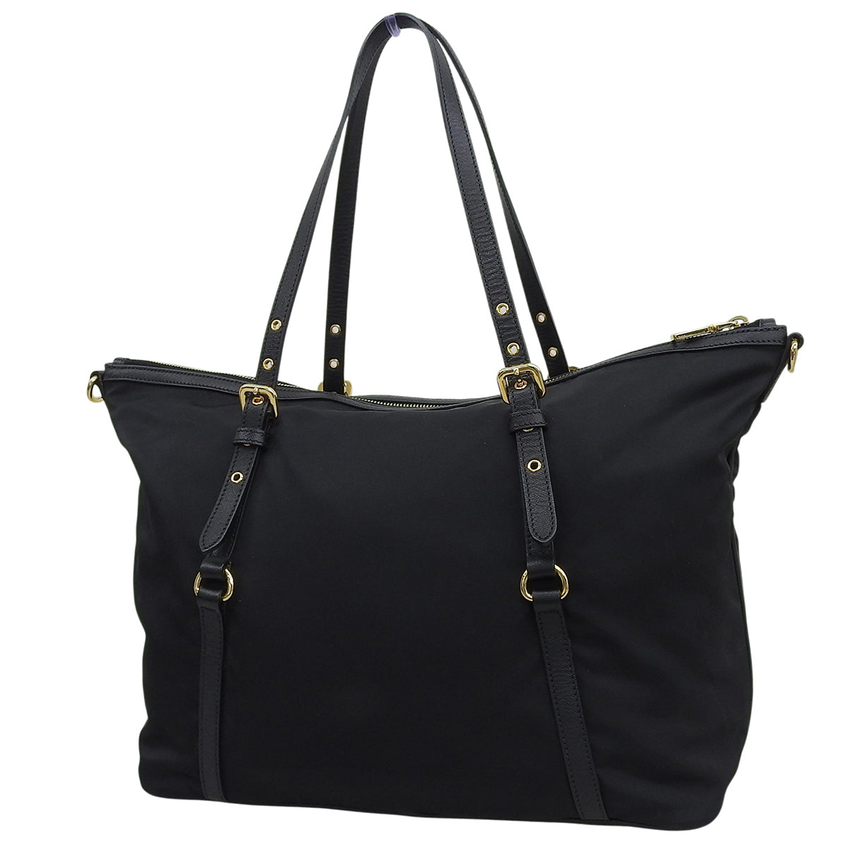 2WAY トートバッグ ナイロン レザー NERO ネロ 1BG253