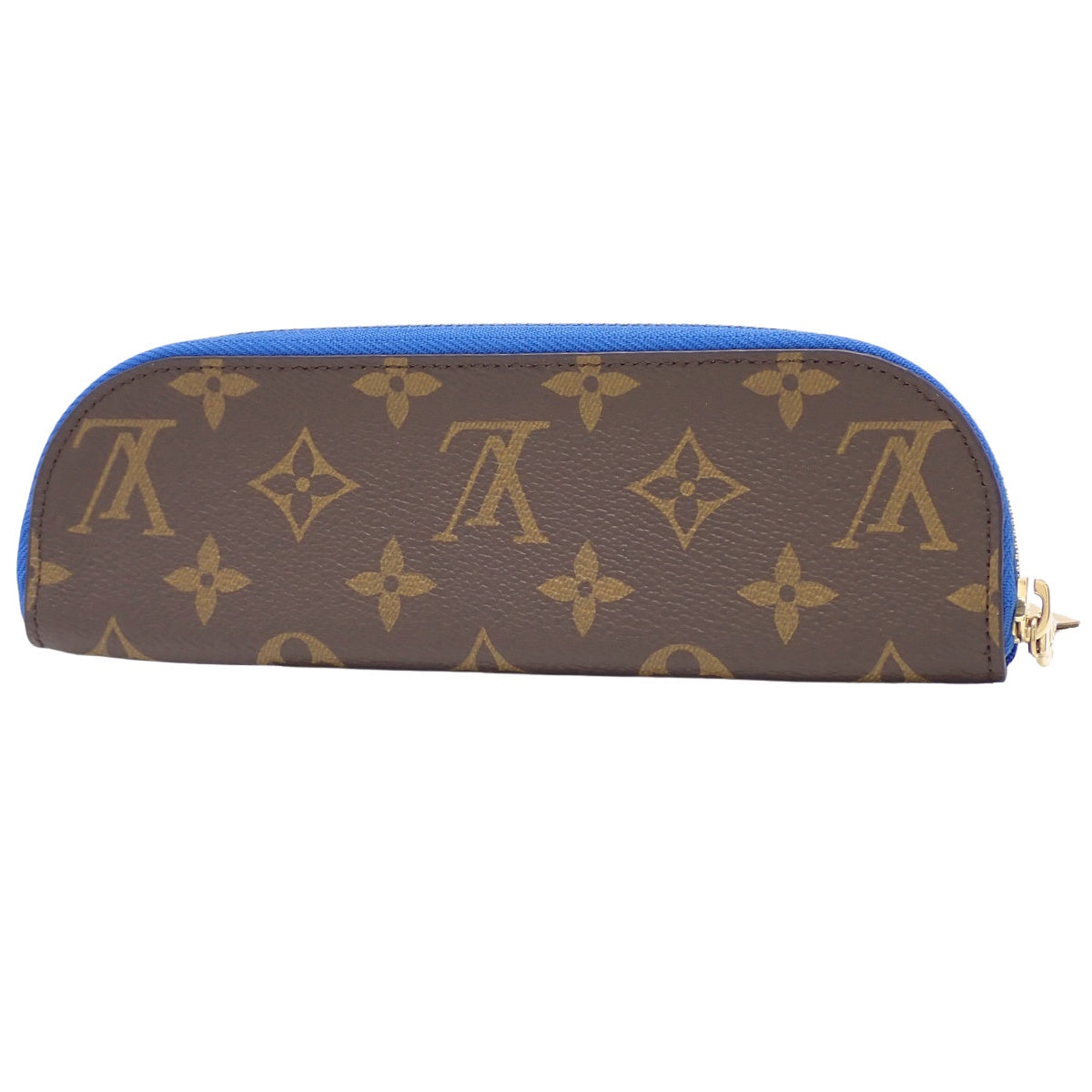Monogram Pencil Pouch Charlotte Brown Blue GI1072