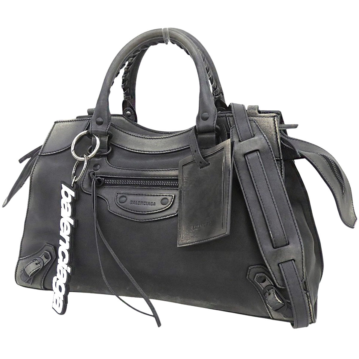 ネオクラシックシティ ミディアム レザー ブラック 654907