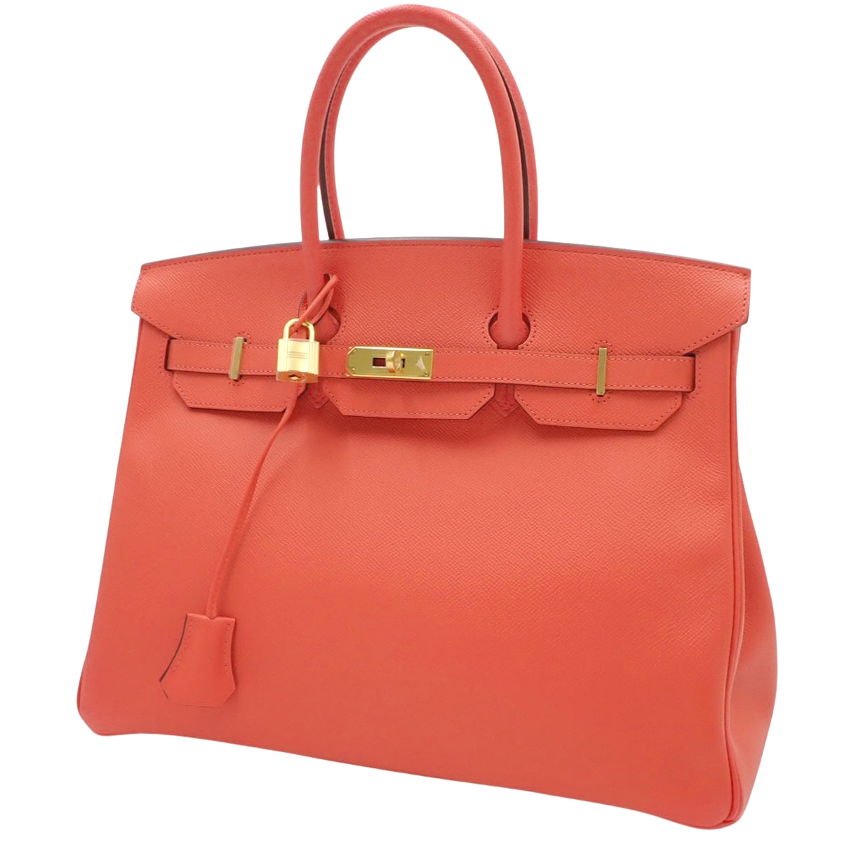 バーキン35 ヴォーエプソン ローズジャイプール ゴールド金具 X刻印