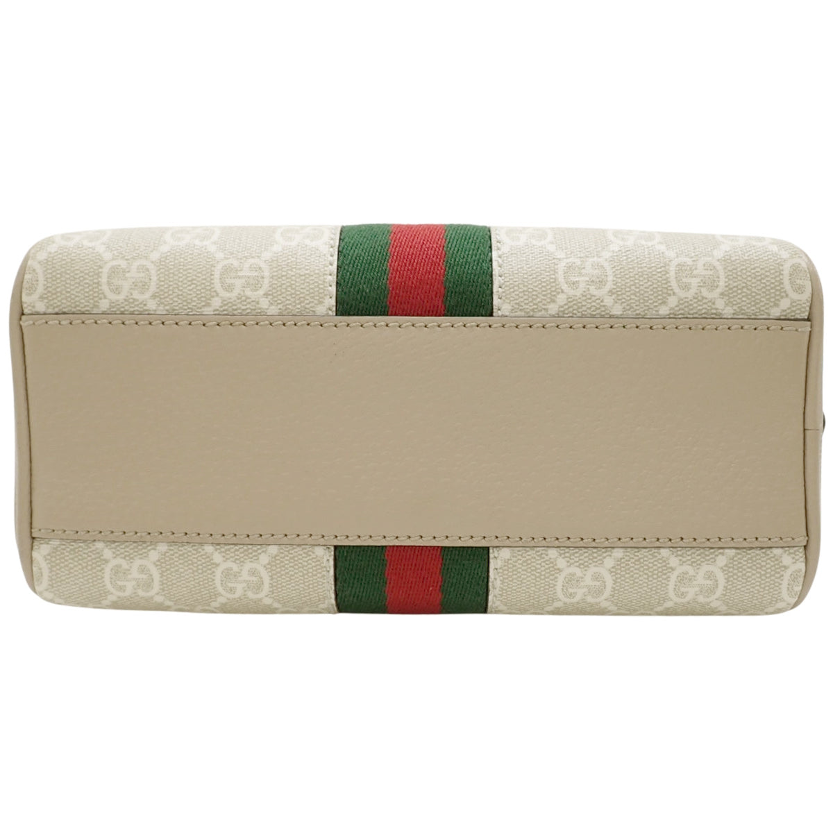 Ophidia 2-Way Bag GG Supreme Canvas Beige Green Red 724606