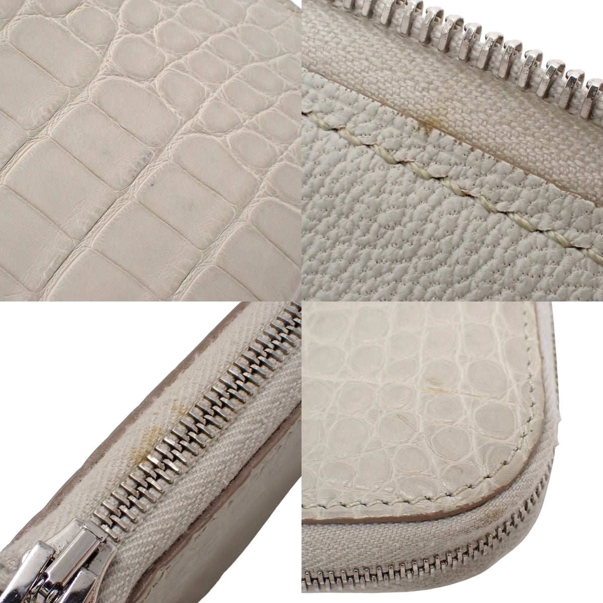 Remix Combine Duo Alligator Matt Crocodile Béton Silver Hardware D stamp