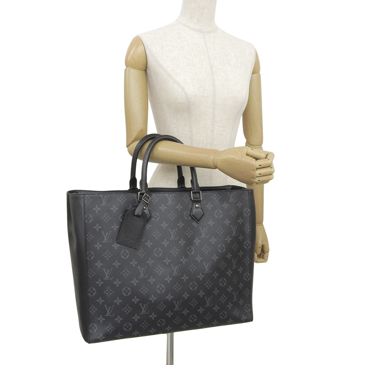 Monogram Eclipse Grand Sac 黑色 灰色 M44733
