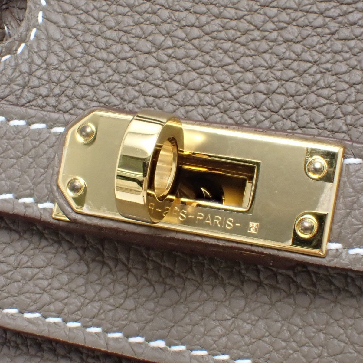 【未使用】バーキン25 トゴ エトゥープ/エトープ ゴールド金具 B刻印