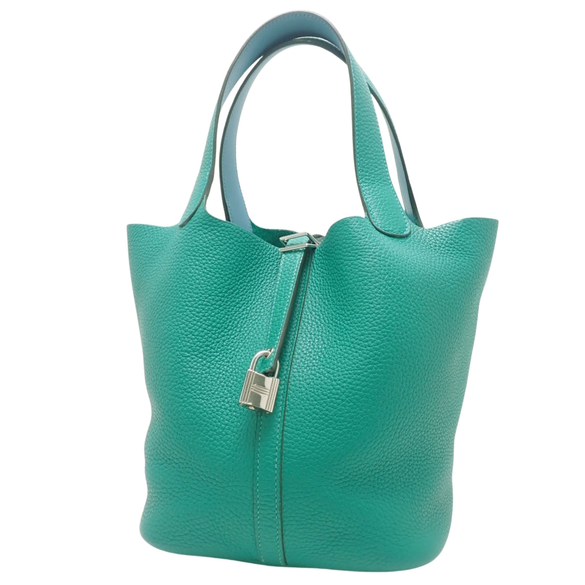 ピコタンロックエクラMM トリヨンクレマンス パラジウム金具 ヴェールヴェローヌ/ブルーノール Y刻印