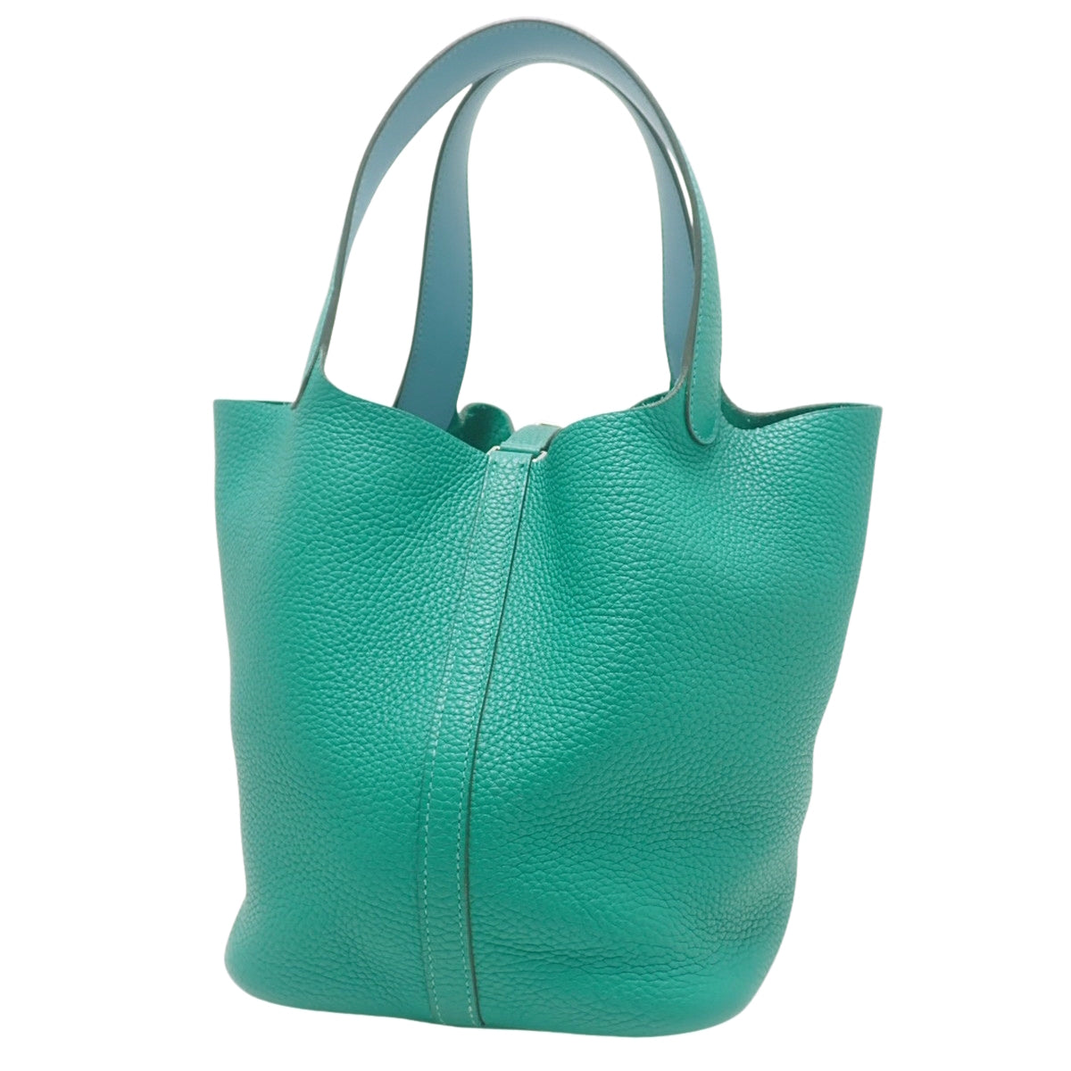 ピコタンロックエクラMM トリヨンクレマンス パラジウム金具 ヴェールヴェローヌ/ブルーノール Y刻印