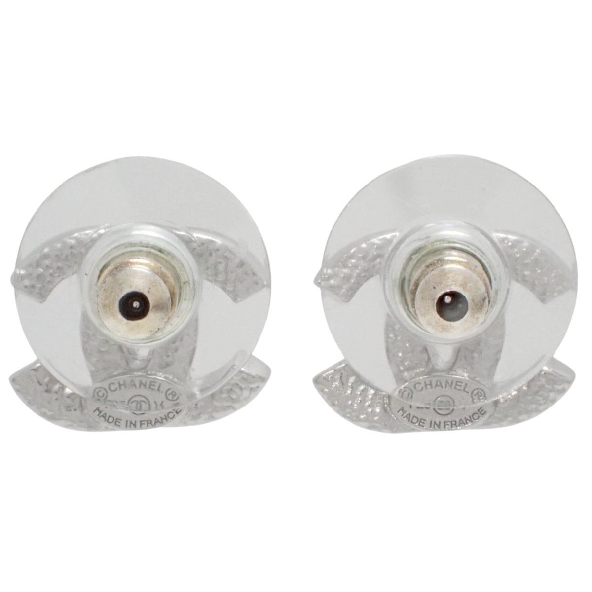 ココマーク ラインストーン ピアス メタル