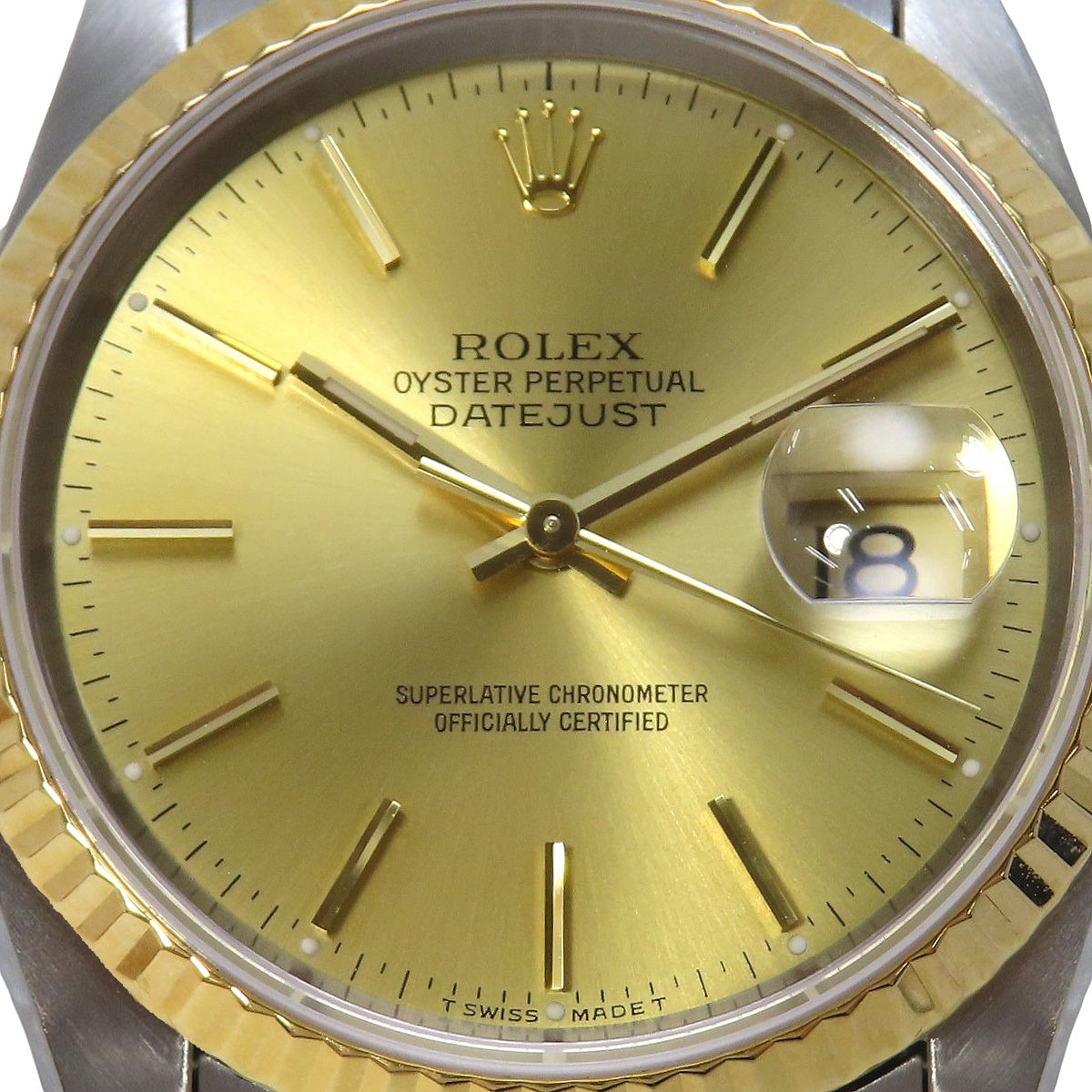 Datejust 16233 YG/SS W-serial Gold Automatic Men's