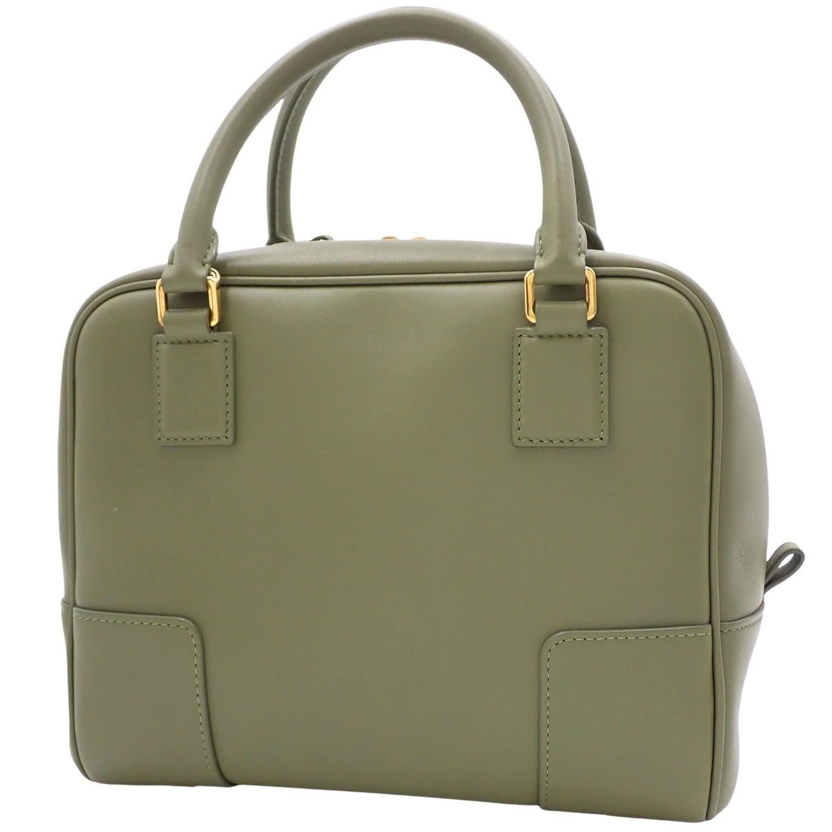 アマソナ19 スクエア バッグ カーフ カーキ A039N10X03