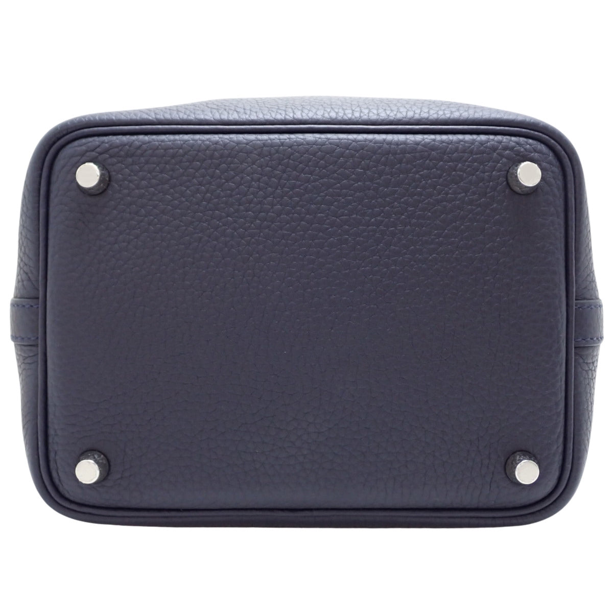 Picotin Lock Eclat PM Taurillon Clemence Swift Blue Nuit Blue France 银扣 Z刻印