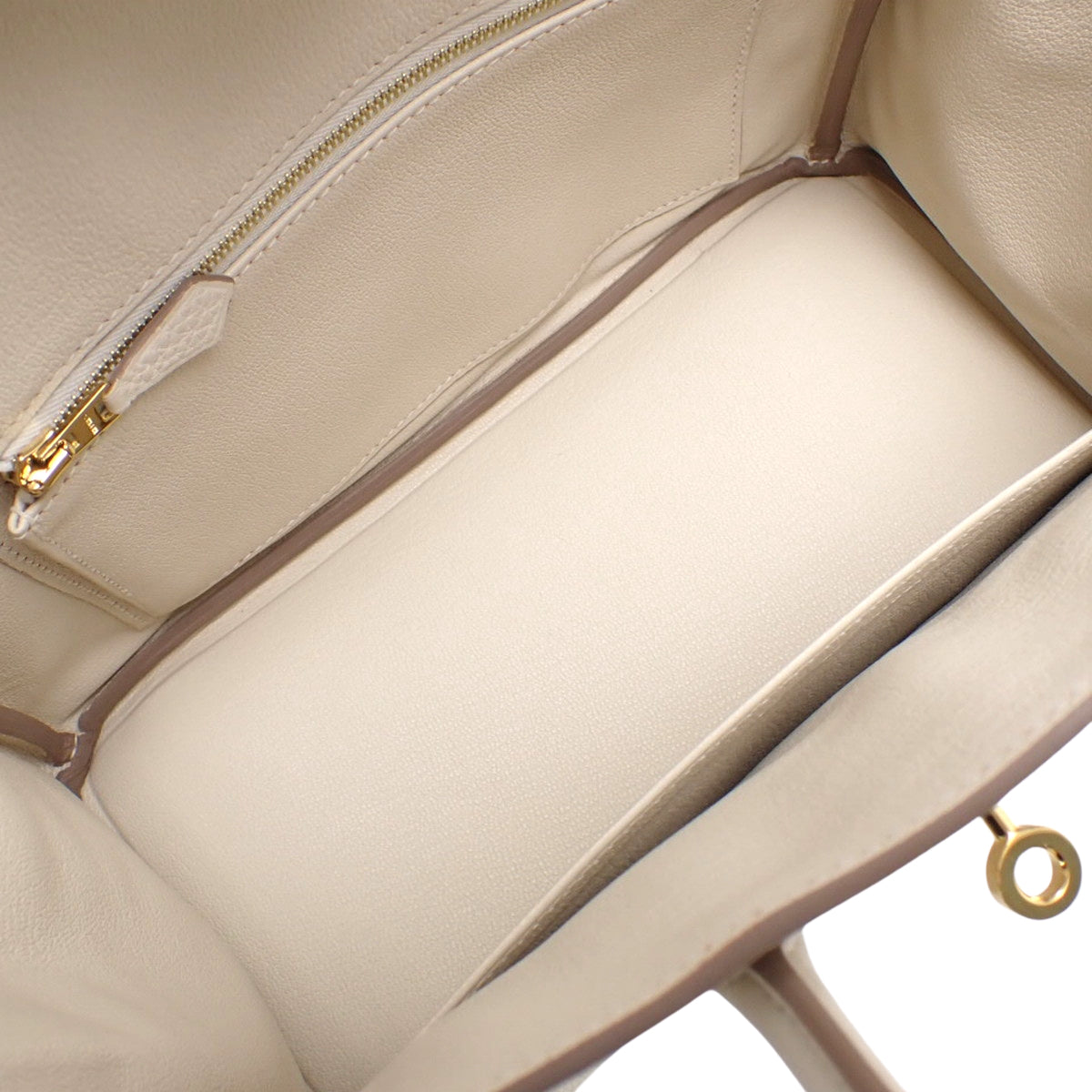Birkin 25 Togo Craie Gold Hardware U Stamp