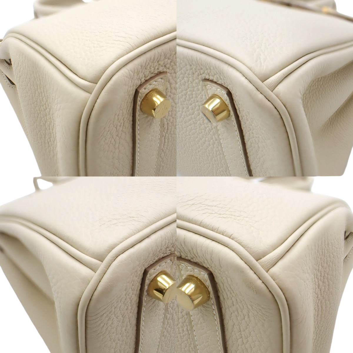 Birkin 25 Togo Craie Gold Hardware U Stamp
