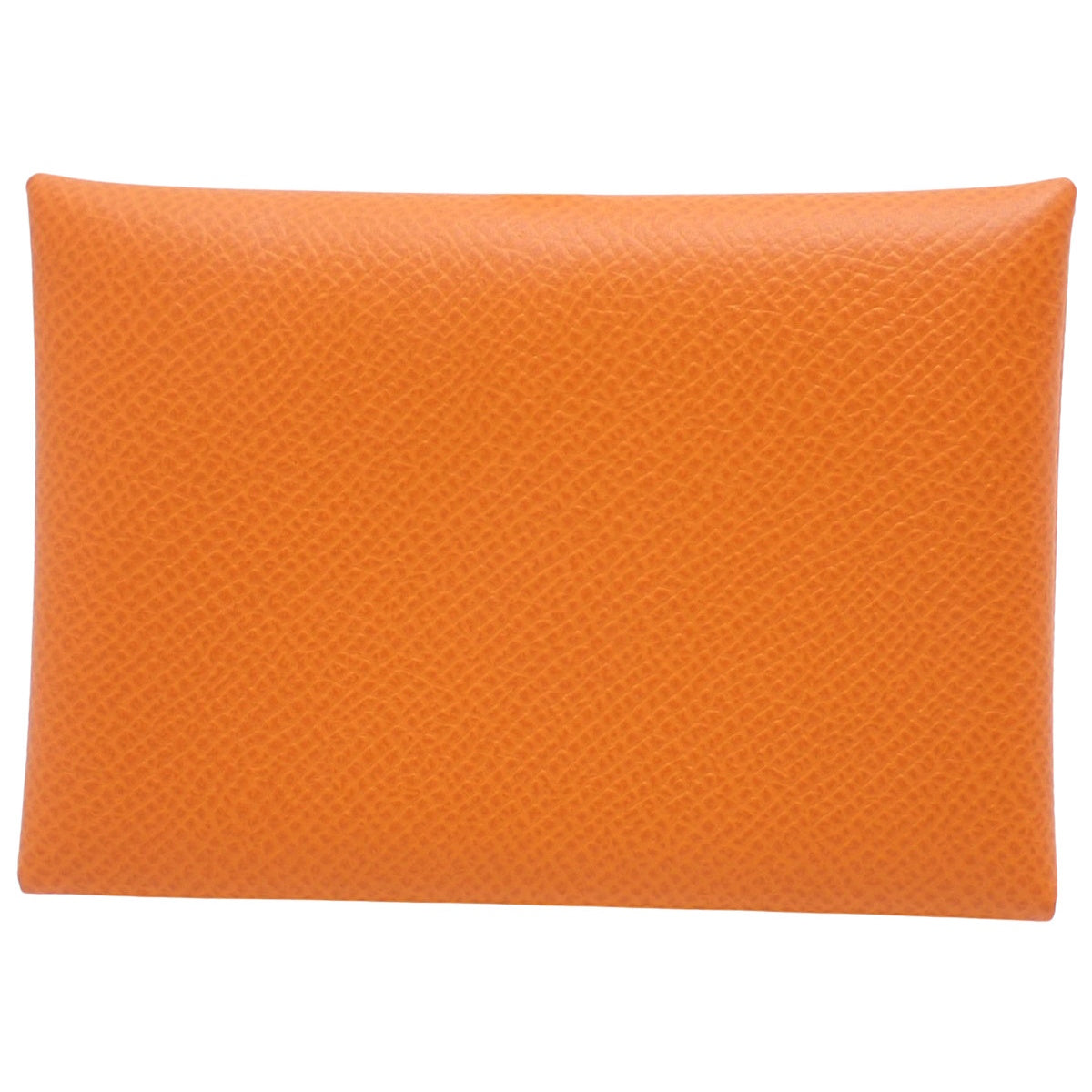 Calvi Duo Veau Epsom Palladium Hardware Orange Silver Hardware U stamp