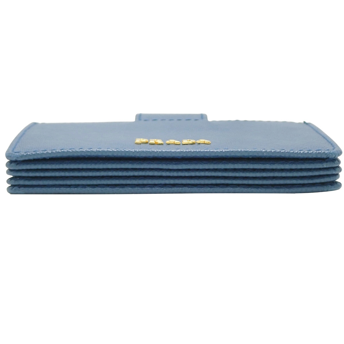 Card holder Saffiano leather Blue 1MC211