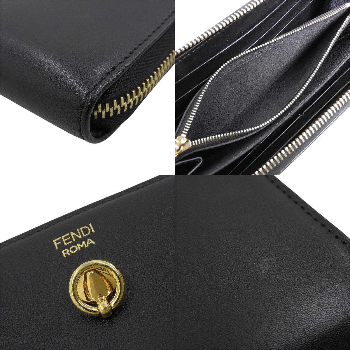 BY THE WAY バイザウェイ ラウンドファスナー長財布 レザー ブラック 8M0299 SME F0KUR